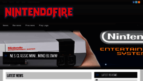 What Nintendofire.com website looked like in 2016 (7 years ago)