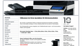 What Neumann-buerosysteme.de website looked like in 2016 (7 years ago)
