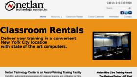 What Netlan.com website looked like in 2016 (7 years ago)