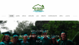 What Newsummitacademy.com website looked like in 2016 (7 years ago)