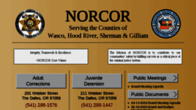 What Norcor.co website looked like in 2016 (7 years ago)