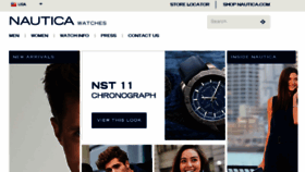 What Nauticawatches.com website looked like in 2016 (7 years ago)