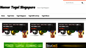 What Nomortogelsingapura.com website looked like in 2016 (7 years ago)