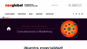 What Nexglobal.es website looked like in 2016 (7 years ago)