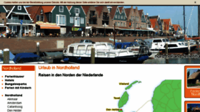 What Nord-holland-ferienhaus.de website looked like in 2016 (7 years ago)