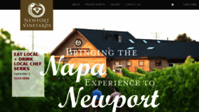 What Newportvineyards.com website looked like in 2016 (7 years ago)