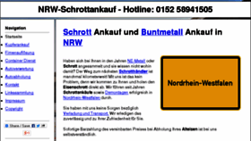 What Nrw-schrottankauf.de website looked like in 2016 (7 years ago)