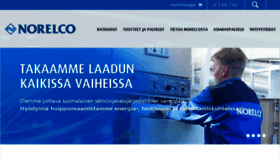 What Norelco.fi website looked like in 2016 (7 years ago)