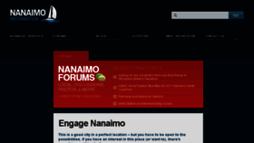 What Nanaimoinformation.com website looked like in 2016 (7 years ago)