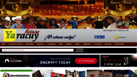 What Noticiasyaracuy.com website looked like in 2016 (7 years ago)