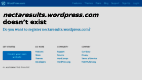 What Nectaresults.co.tzresultspk.wordpress.com website looked like in 2016 (7 years ago)