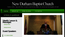 What Newdurham.org website looked like in 2016 (7 years ago)