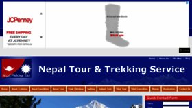 What Nepaltouroperators.com website looked like in 2016 (7 years ago)