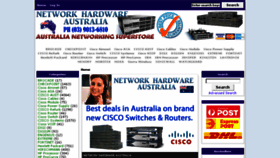 What Networkhardware.com.au website looked like in 2016 (7 years ago)