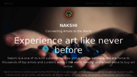 What Nakshi.com website looked like in 2016 (7 years ago)