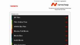 What Nomat.tv website looked like in 2016 (7 years ago)