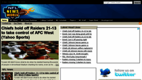 What Nflnewsworld.com website looked like in 2016 (7 years ago)