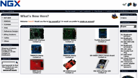 What Ngxtechnologies.com website looked like in 2016 (7 years ago)