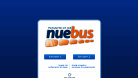 What Nuebus.com website looked like in 2016 (7 years ago)