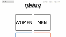 What Naketano.com website looked like in 2016 (7 years ago)