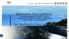 What Nefbodrum.com website looked like in 2016 (7 years ago)