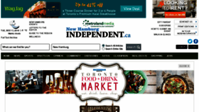 What Newhamburgindependent.ca website looked like in 2016 (7 years ago)