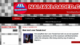 What Naijaxloaded.com website looked like in 2016 (7 years ago)