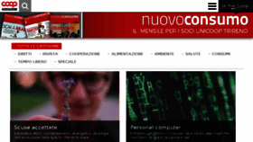 What Nuovoconsumo.it website looked like in 2016 (7 years ago)