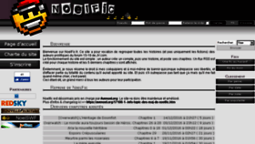 What Noelfic.fr website looked like in 2016 (7 years ago)
