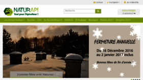 What Naturapi.com website looked like in 2016 (7 years ago)