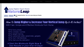 What Naturalleap.com website looked like in 2016 (7 years ago)