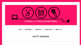 What Nuttynomads.com website looked like in 2016 (7 years ago)