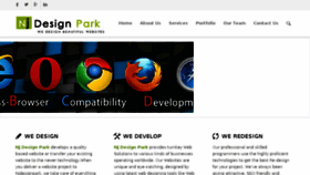 What Njdesignpark.com website looked like in 2016 (7 years ago)