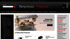 What Nespresso-thailand.com website looked like in 2016 (7 years ago)