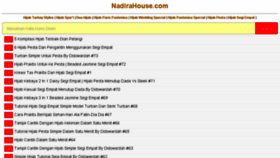 What Nadirahouse.com website looked like in 2016 (7 years ago)