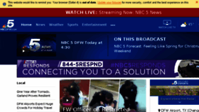 What Nbc5i.com website looked like in 2016 (7 years ago)