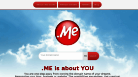 What Nic.me website looked like in 2016 (7 years ago)