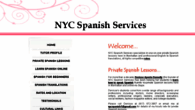 What Nycspanish.com website looked like in 2016 (7 years ago)