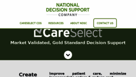 What Nationaldecisionsupport.com website looked like in 2016 (7 years ago)