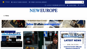 What Neweurope.eu website looked like in 2016 (7 years ago)