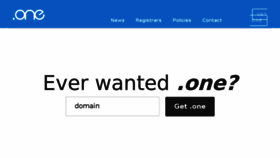 What Nic.one website looked like in 2016 (7 years ago)