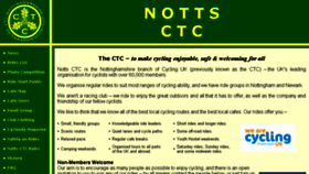 What Nottsctc.org.uk website looked like in 2016 (7 years ago)
