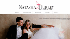 What Natashahurley.com website looked like in 2016 (7 years ago)