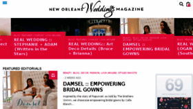 What Neworleansweddingsmagazine.com website looked like in 2016 (7 years ago)