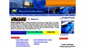 What Newtechcoolingtower.com website looked like in 2016 (7 years ago)