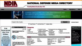 What Nationaldefensemegadirectory.com website looked like in 2016 (7 years ago)