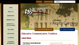 What Ncfda.org website looked like in 2016 (7 years ago)