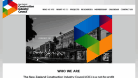 What Nzcic.co.nz website looked like in 2016 (7 years ago)