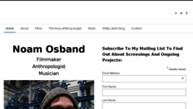 What Noamosband.com website looked like in 2016 (7 years ago)