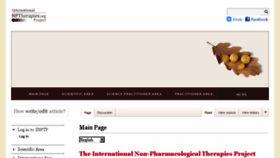 What Nptherapies.org website looked like in 2016 (7 years ago)